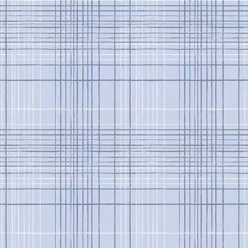 Galerie Deauville 2 Linear Grid Blue and White Geometric Abstract Wallpaper Roll