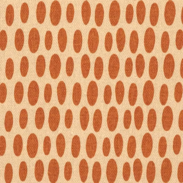Ante Decor Mercury Fabric Fireball Dotted Cotton Cushion in Orange