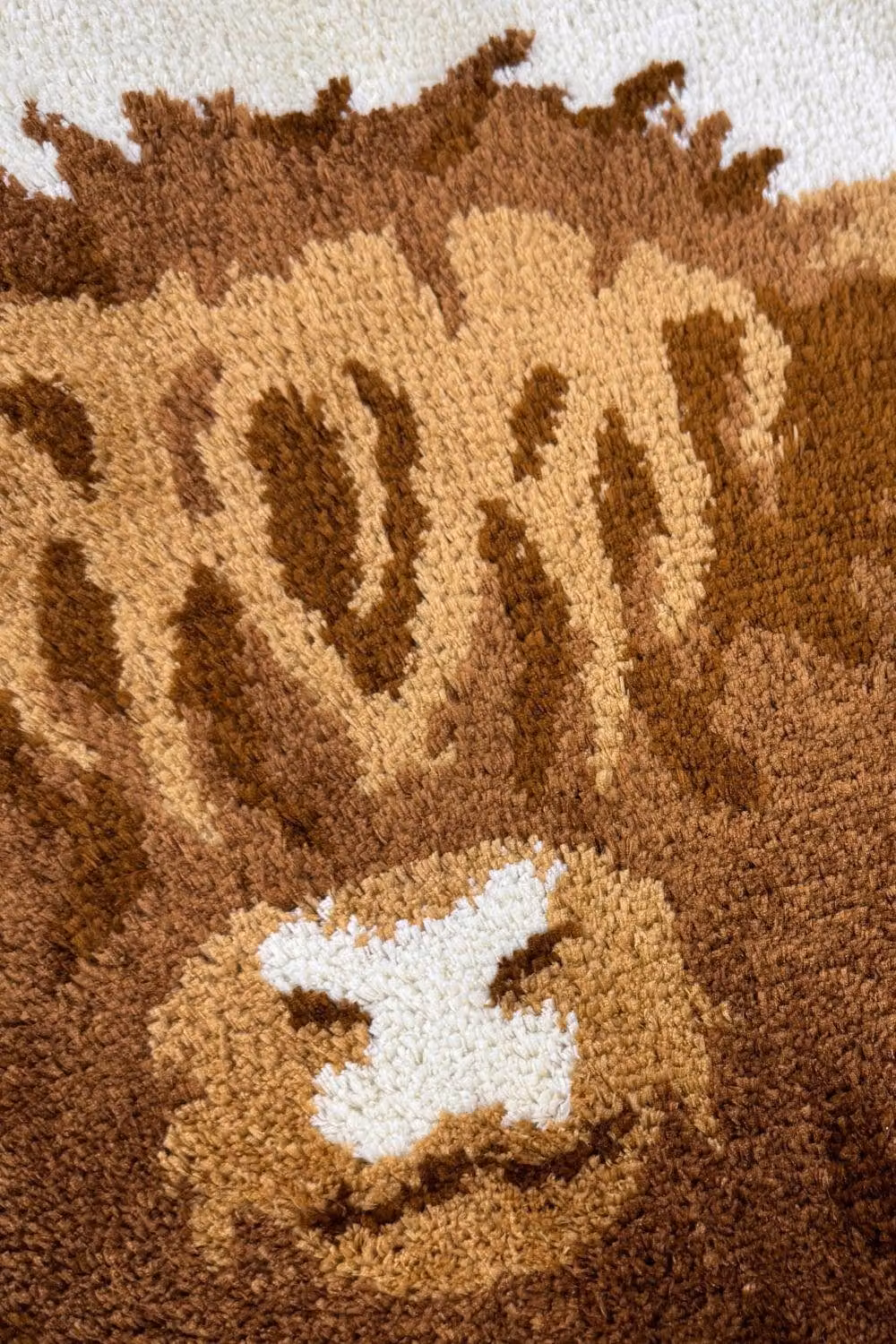Allure Bath Fashions Highland Cow Microfibre Bath Mat in Beige and Brown, W/D/H: 80 x 50 x 1 cm – 3