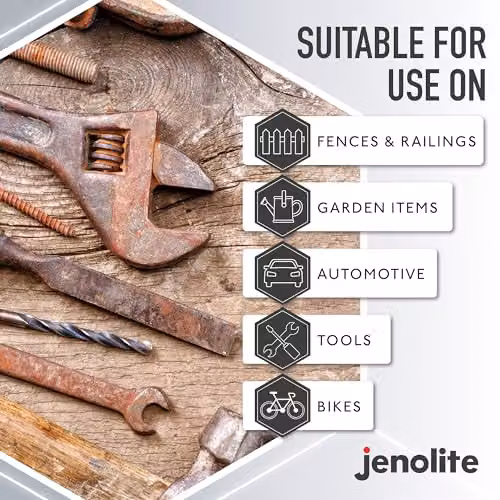 Jenolite Fast Acting Rust Remover for Metal with Trigger Spray, 1 Litre – 4