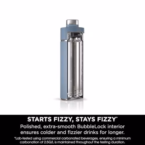 Ninja Thirsti Triple Insulated Stainless Steel Water Bottle and Flask, Blue, 700 ml – 6