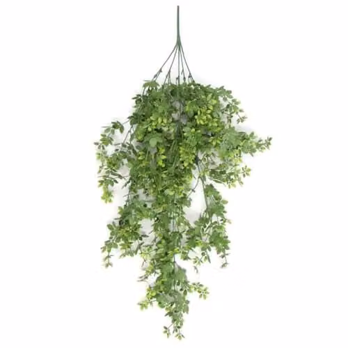 Green Leaf Artificial Hanging Forest Foliage Plant, UV and Fire Resistant, 81 cm