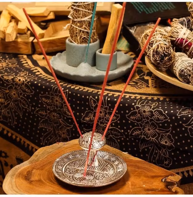 KDMD Silver Mushroom Incense Holder and Metal Ash Tray – 1