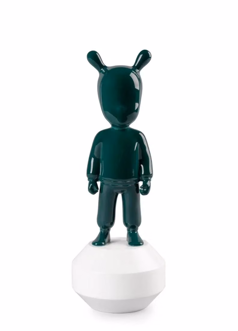 Lladró The Dark Green Guest Small Porcelain Sculpture