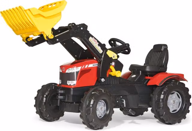 Rolly MF 8650 Red Tractor with Frontloader