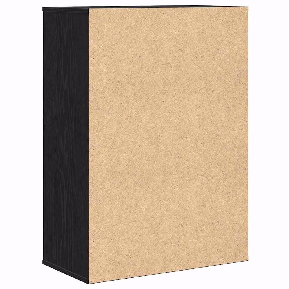 Berkfield Home Black Oak Sideboard with Drawer, W/D/H: 60 x 31 x 84 cm – 4