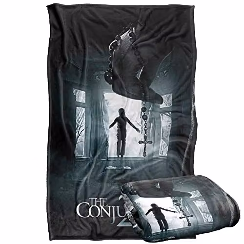 LOGOVISION The Conjuring 2 Poster Super Soft Fleece Throw Blanket, Multicolour, W/D/H: 91 x 147 cm – 1