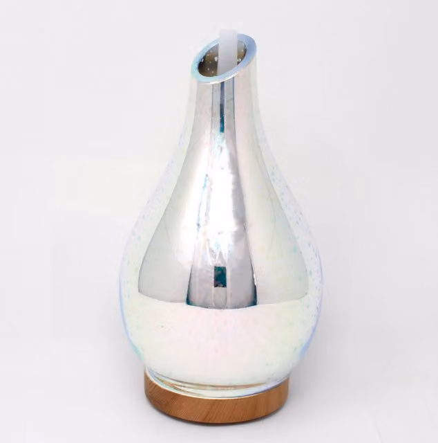 KDMD Ibiza Atomiser Electric Diffuser with Infinity Lights and USB Colour Change in Beige – 1
