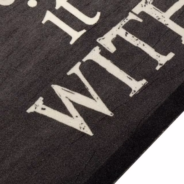 Berkfield Home Washable Kitchen Rug, Black, W: 60 cm, L: 300 cm – 1