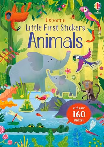 Usborne Little First Stickers Animals Multicolour Paper Sticker Book