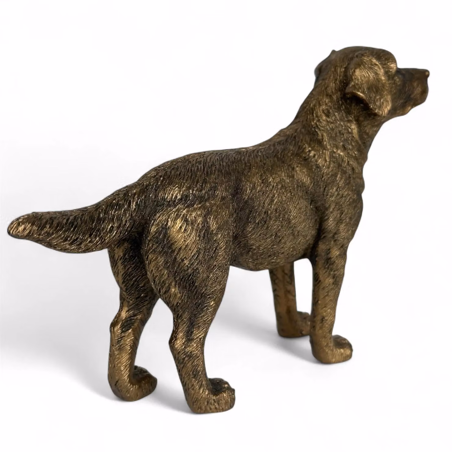 Leonardo Reflections Bronzed Animal Crackers Labrador Dog Figurine in Bronze and Gold – 3