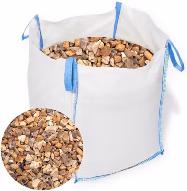 Unbranded 20mm Golden Gravel Bulk Bag, 800kg