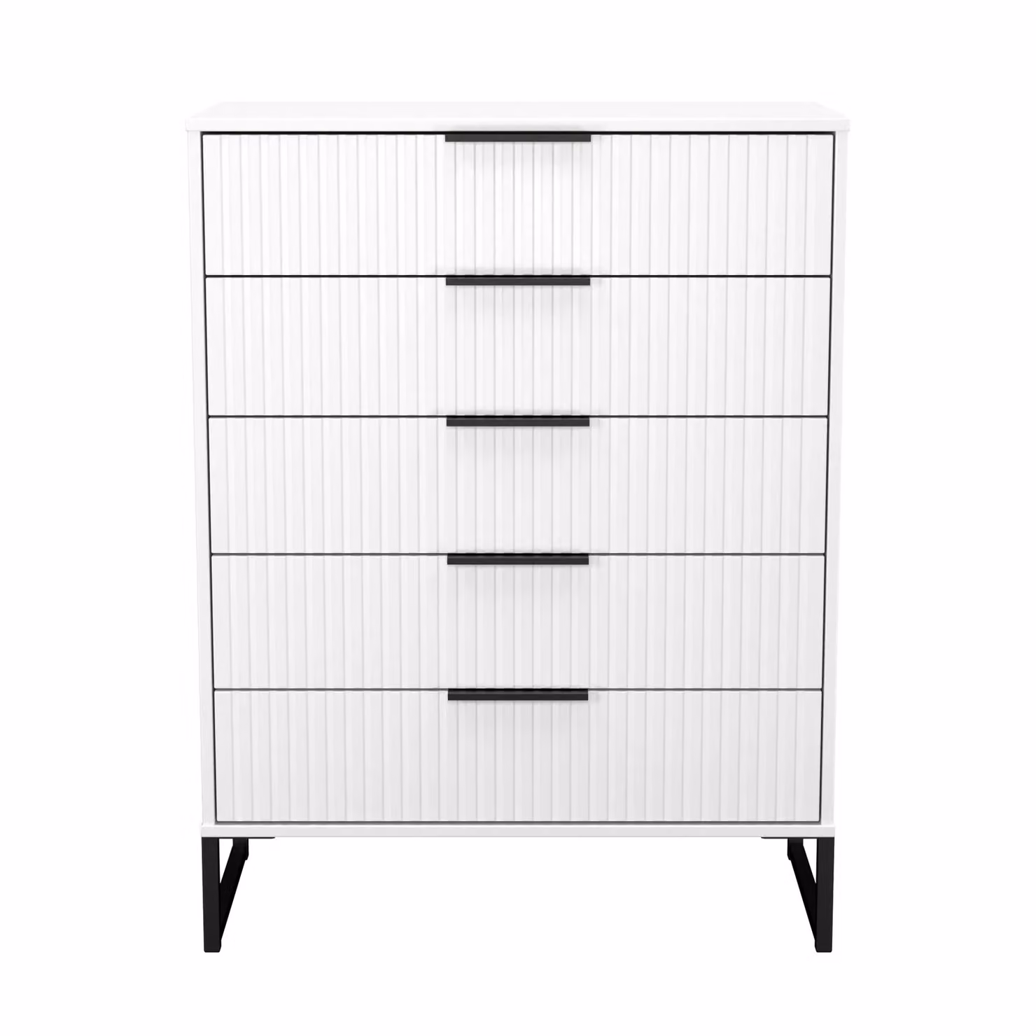 2 U Menai 5 Drawer Chest in White – 2