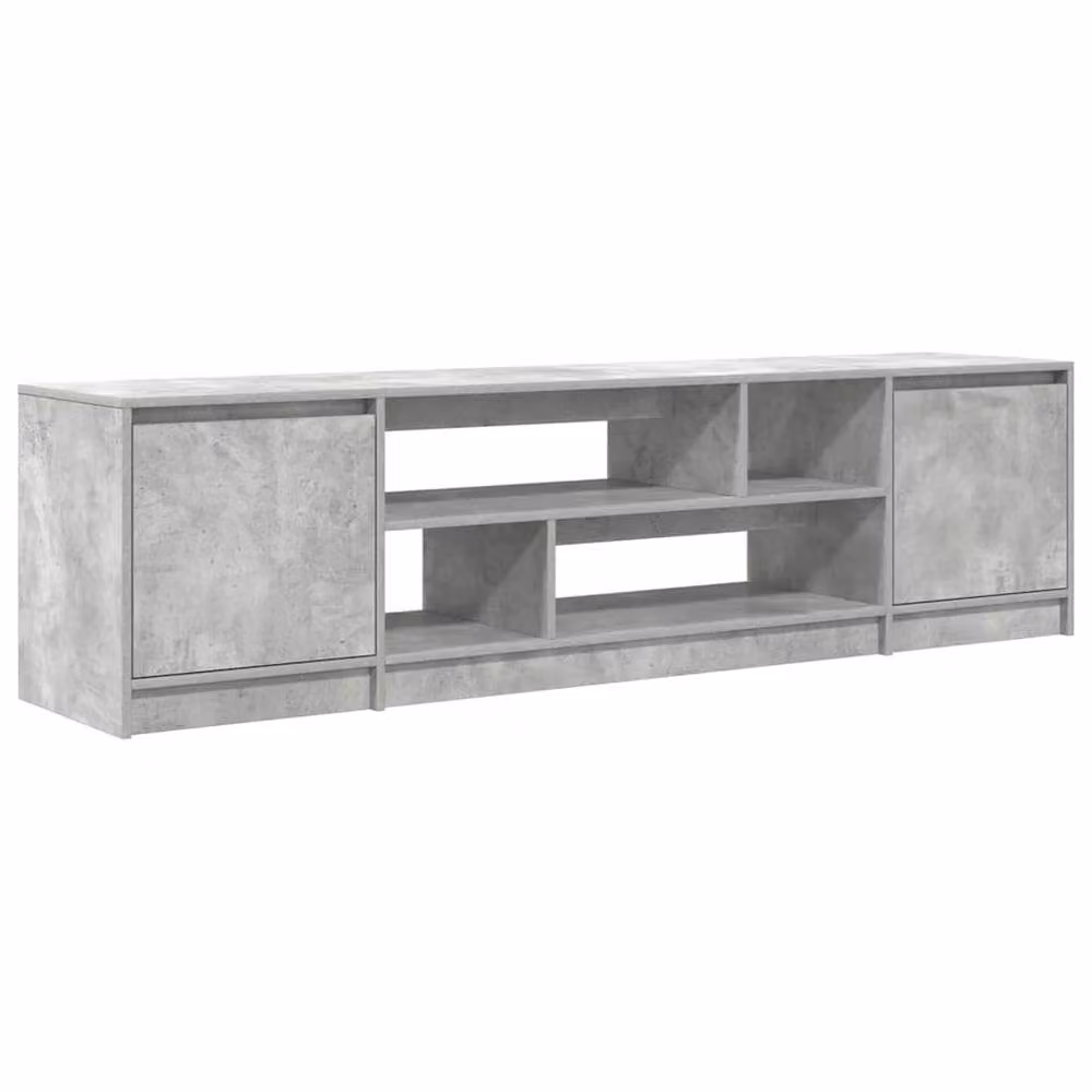 Berkfield Home Modern TV Cabinet in Concrete Grey, W/D/H: 188.5 x 41 x 50 cm – 2