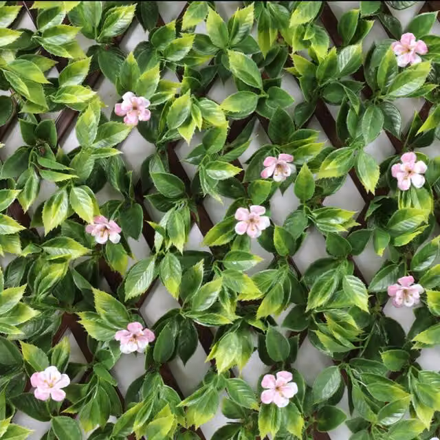 Samuel Alexander Japanese Cherry Artificial Hedge Privacy Screen, Green, W/H: 2 x 1 m