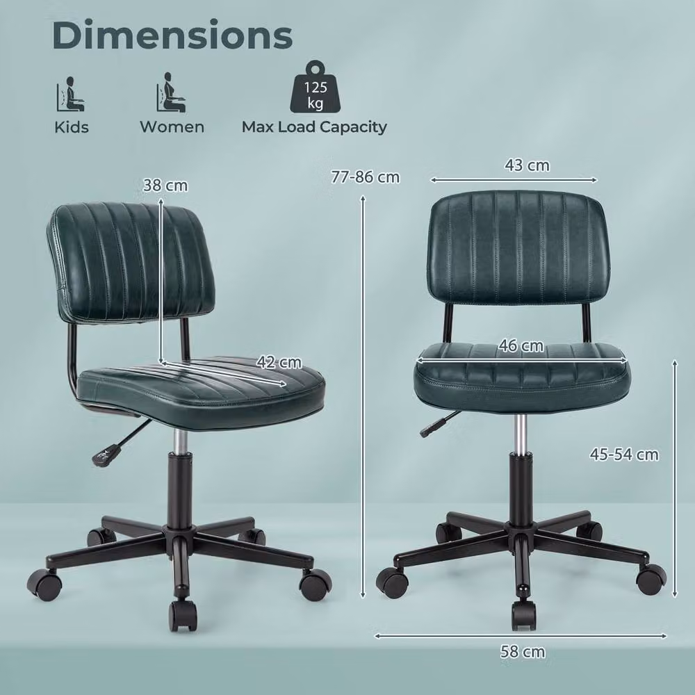 Kelvenix Ergonomic Leisure Chair in Green PU Leather – 2
