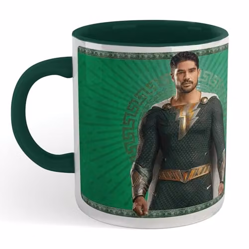 Zavvi Shazam! Fury of The Gods The Muscle Mug in Green and Multicolour