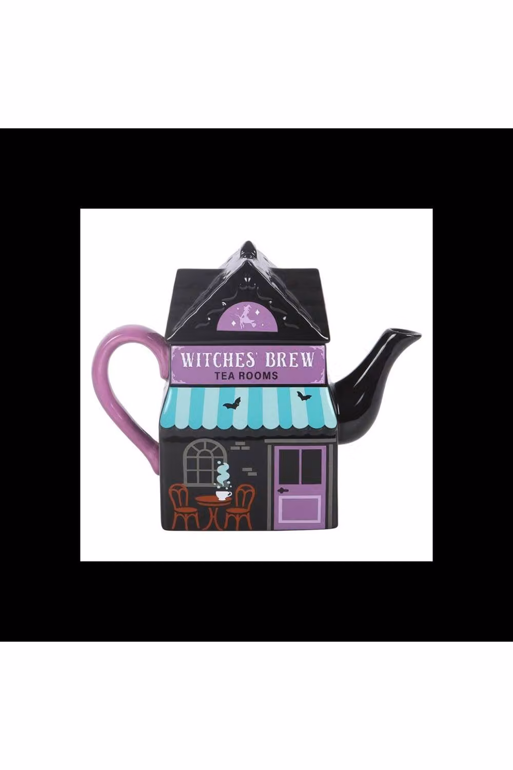 KDMD Witches Brew Ceramic Teapot, 1000ml, Black – 2