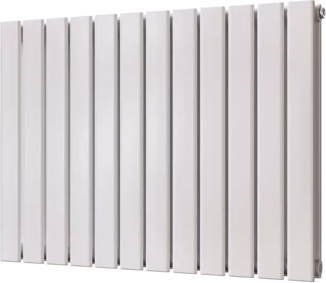 Typhoon White Double Panel Vertical Steel Radiator, H: 81.6 cm, W: 60 cm
