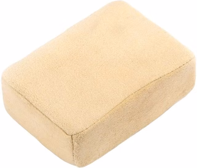 Eastern Counties Leather Chamois Cleaning Pad in Beige/Sand, Medium