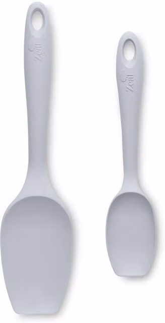 Zeal Silicone Spatula Spoons, Set of 2, Grey – 1