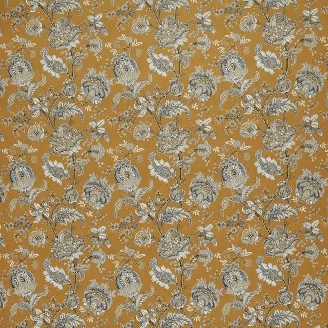 Ashley Wilde Prunella Ochre Yellow Fabric