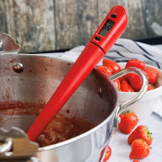 KitchenCraft Silicone Thermo Spoon in Red