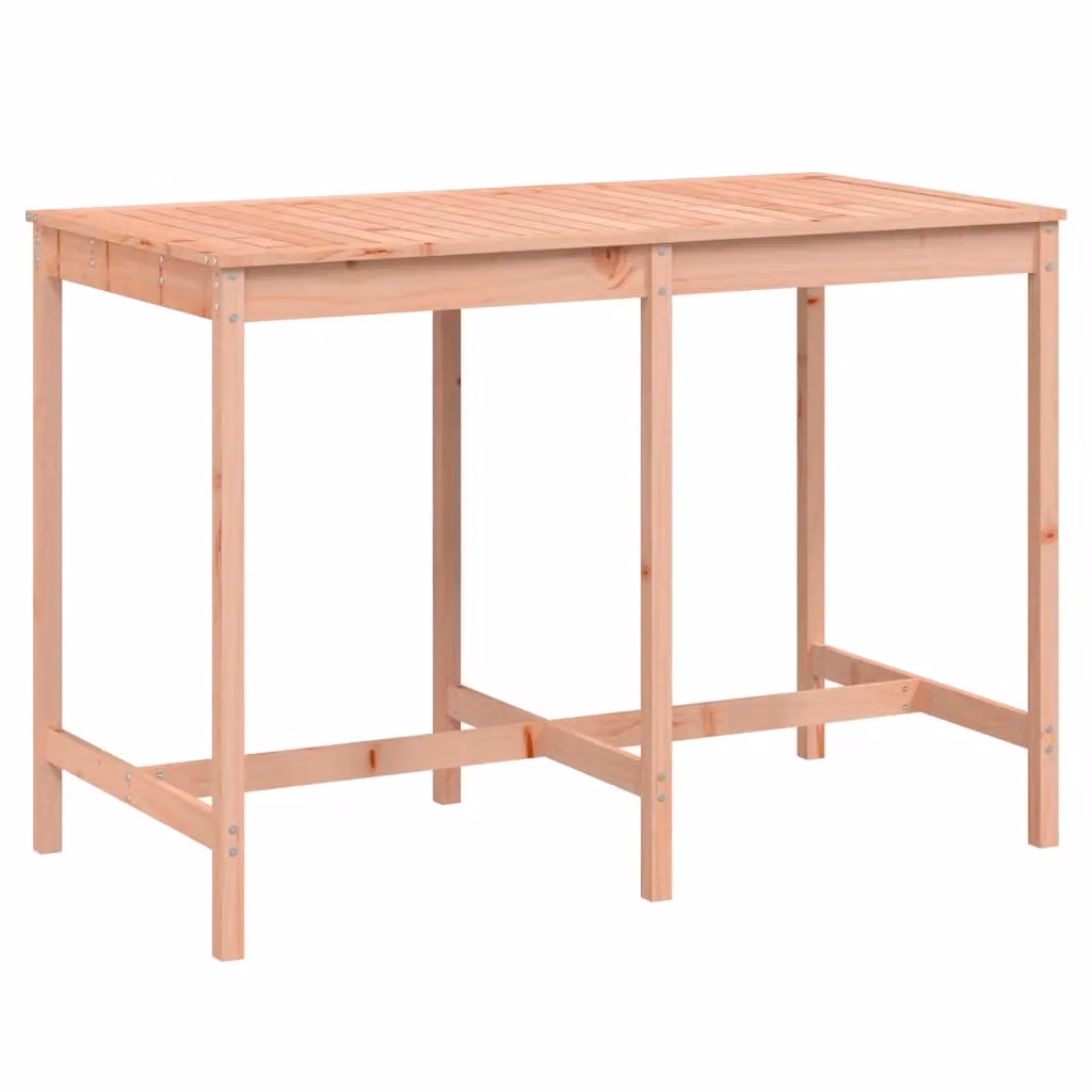 Berkfield Home Garden Table in Brown Solid Wood W/D/H: 159.5 x 82.5 x 110 cm – 1