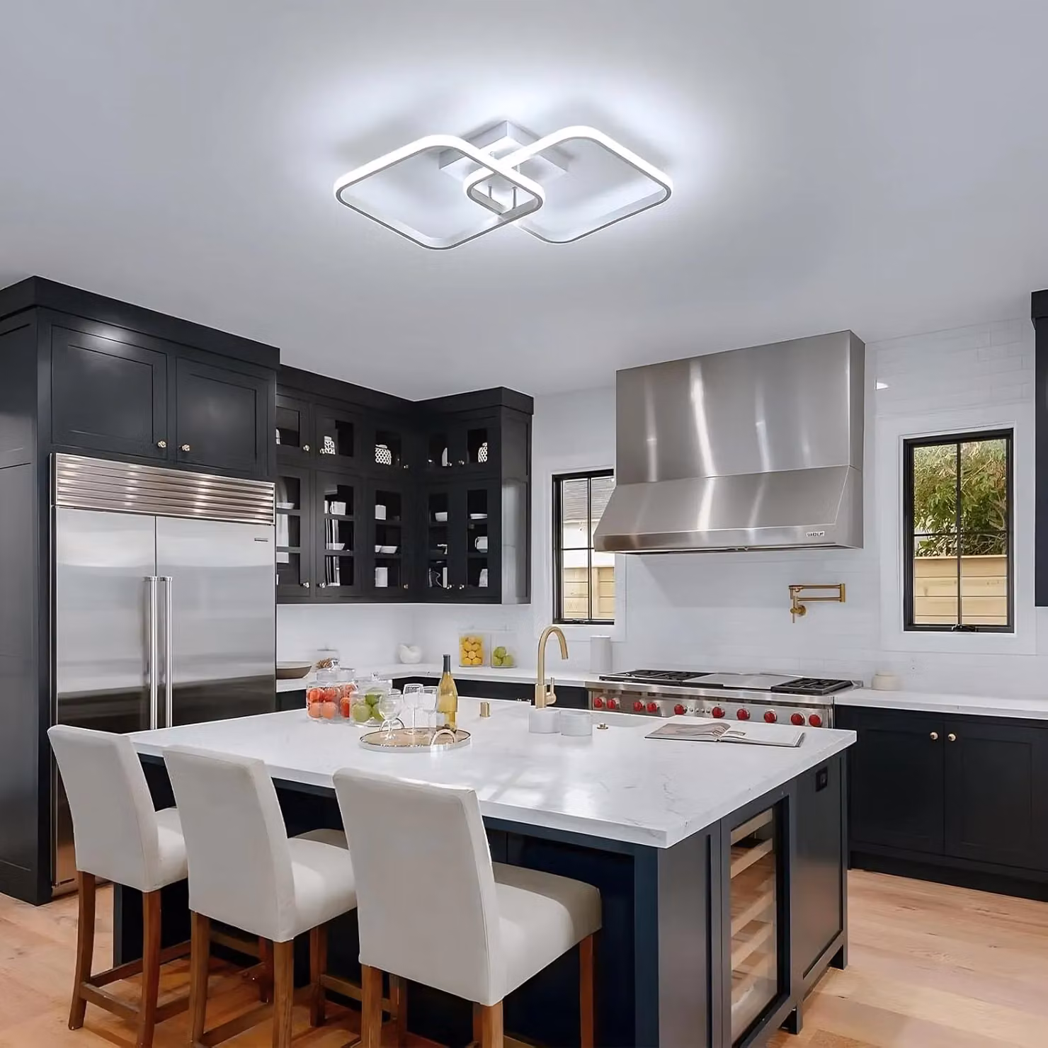 COMELY 50W Square LED Dimmable Ceiling Light with Memory Function in White – 2