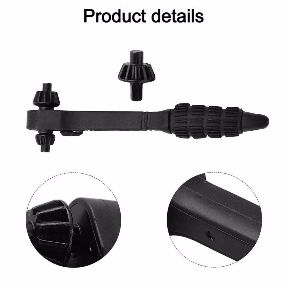 SPETLEK Black Drill Chuck Key Ratchet Spanner Wrench for 1.5 to 13mm – 4
