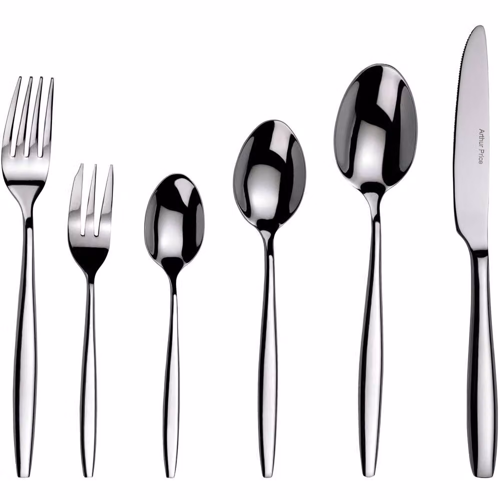 Arthur Price Rio Polished Stainless Steel 42 Piece 8 Person Cutlery Set in Silver – 2