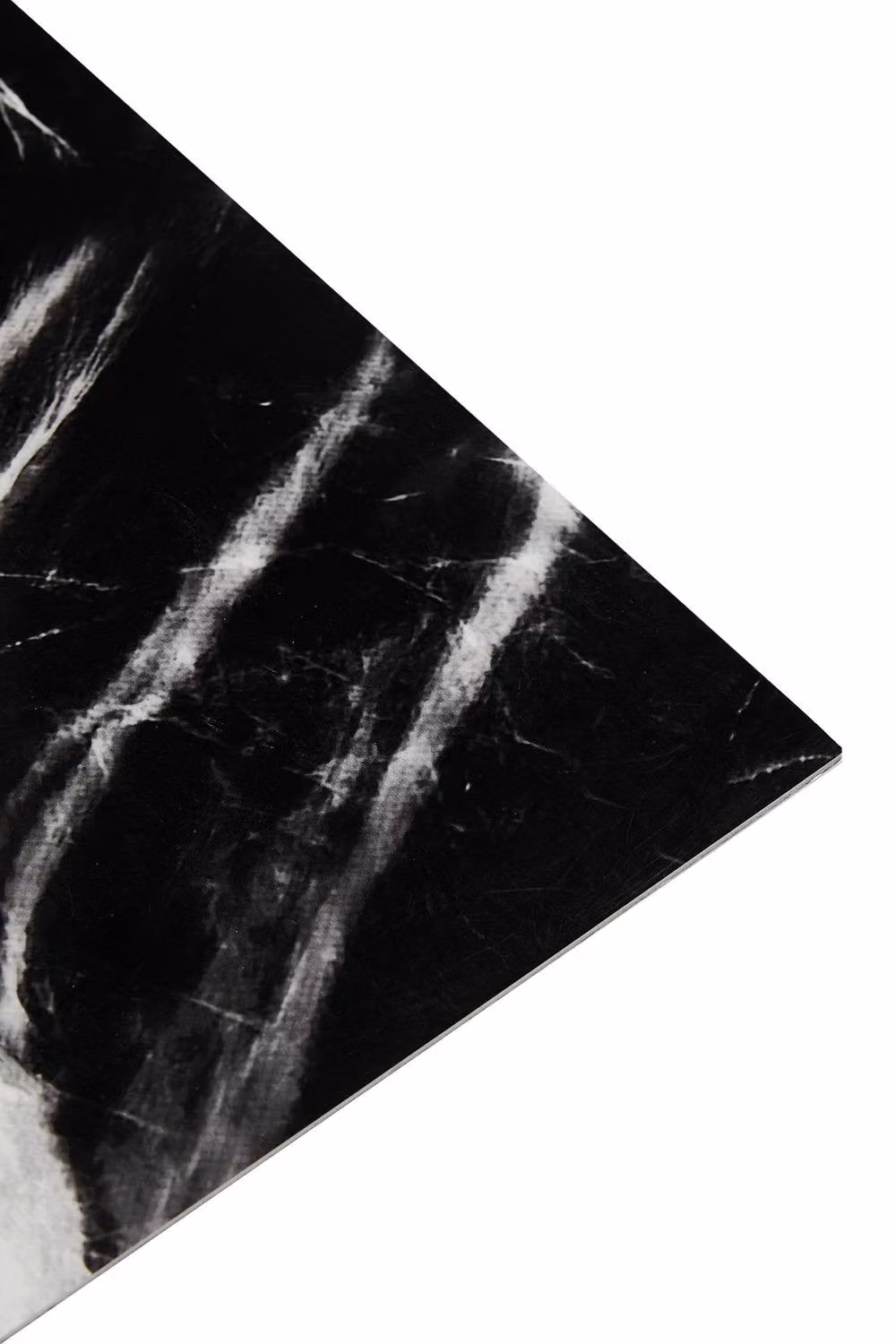 Living and Home Black Marquina Marble PVC Peel and Stick Wall Stickers, 10 Pieces, W/D: 40 x 40 cm – 6