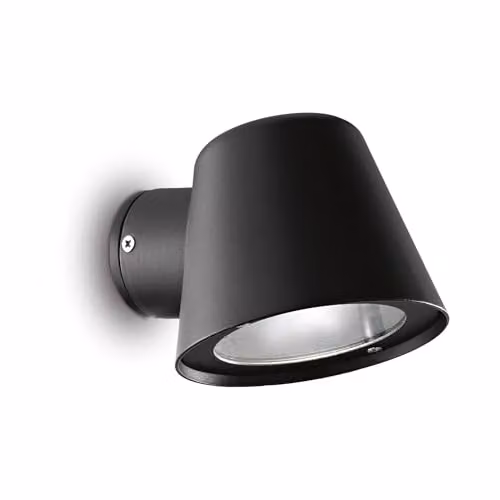 Netlighting Gas Modern Outdoor Wall Light, Black, IP43, GU10 – 1