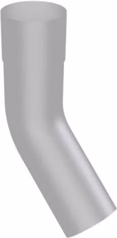 ARP Aluminium Round Swaged Downpipe Bend, 135 Degree, 76mm, Silver PPC Finish