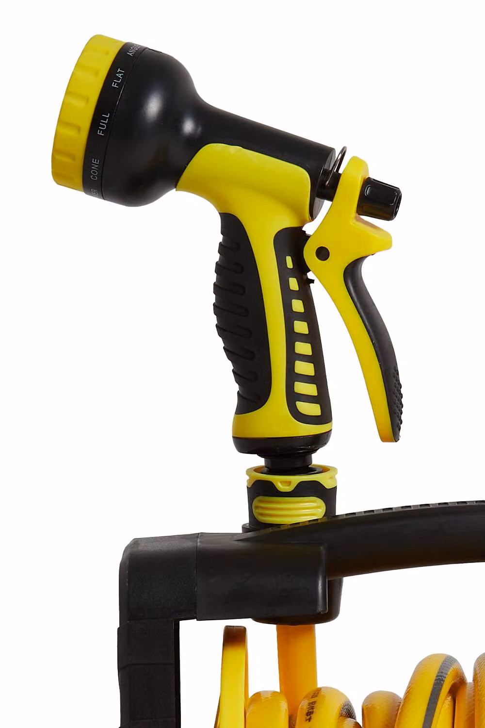Garden Sanctuary Portable Watering Hose Reel Set, 35m, Yellow – 4