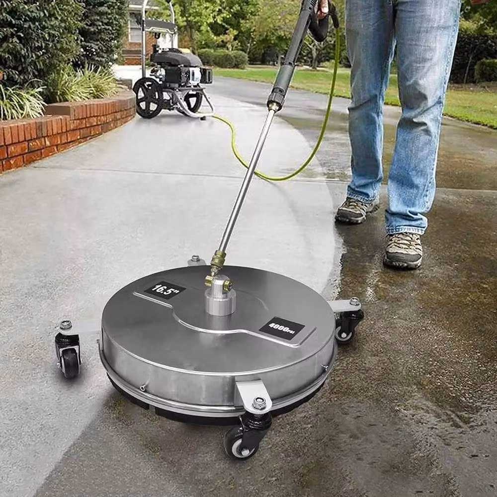 NESTLUNE Silver Power Pressure Washer Nozzle Patio Surface Cleaner – 3