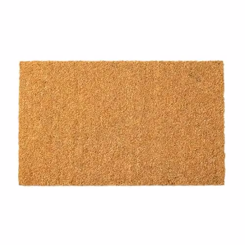 Nicoman Natural Coir Doormat, Brown, W/D: 75 x 44 cm, 17 mm Thick – 1