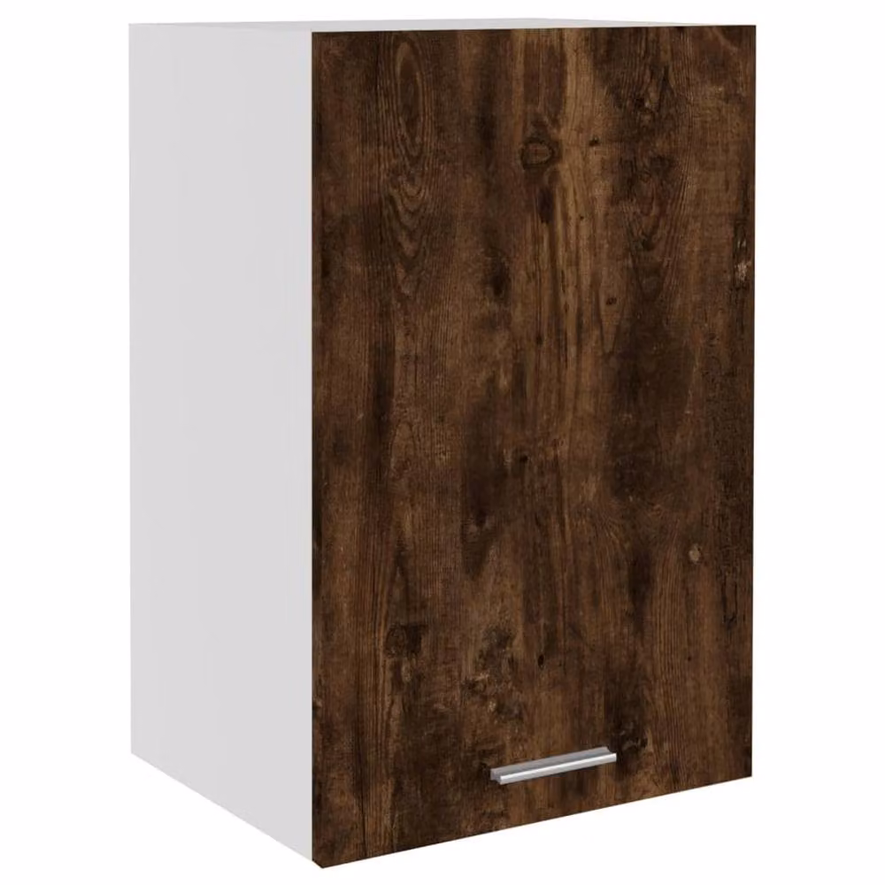 Berkfield Home Smoked Oak Hanging Kitchen Cabinet in Brown, W/D/H: 39.5 x 31 x 60 cm – 2