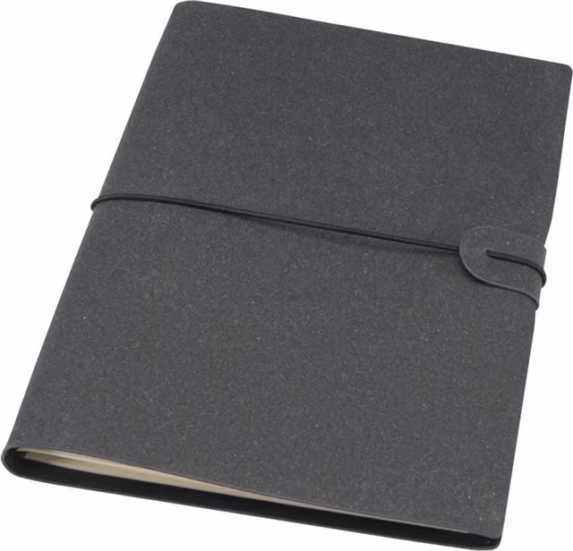 Floso Slyk A5 Blank Hardcover Notebook in Grey