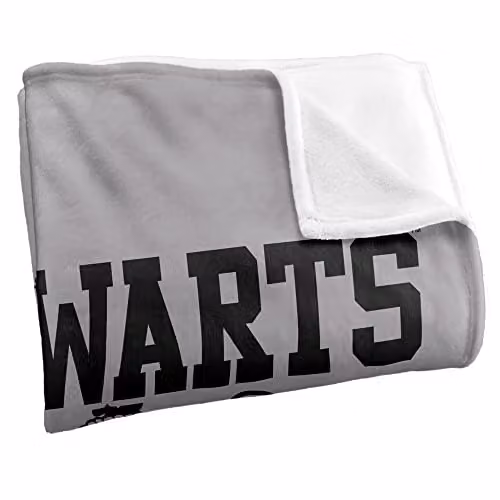 LOGOVISION Harry Potter Hogwarts Athletic Silky Touch Super Soft Fleece Throw Blanket, Multicolour and White, W: 152 cm, D: 127 cm – 2