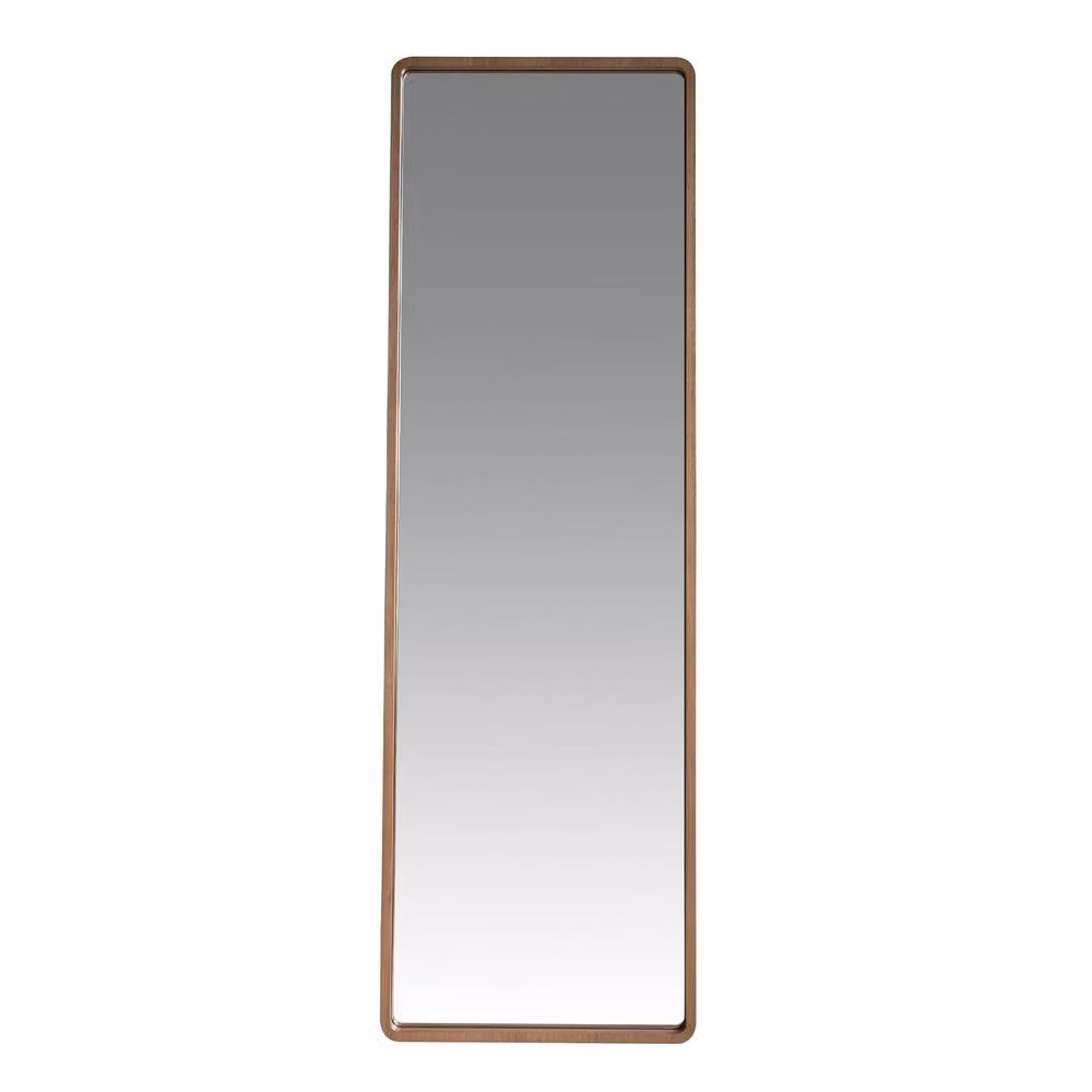 Angel Cerda Modern Rectangular Wall Mirror in Brown, W: 60 cm, H: 190 cm – 2