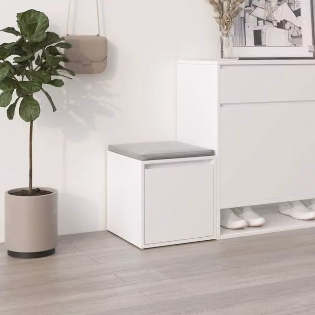 Berkfield Home White Box Drawer in MDF, W/D/H: 40.5 x 40 x 40 cm – 1