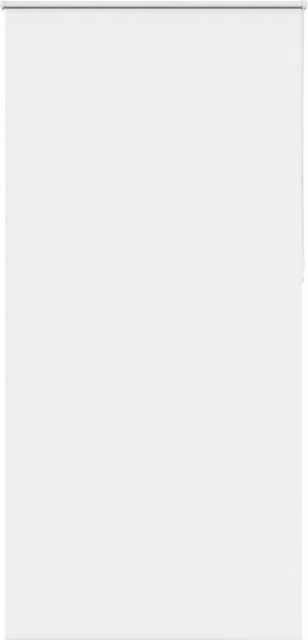 Berkfield Home White Blackout Roller Blind, Thermal Insulating Polyester Fabric, W: 100 cm, H: 230 cm