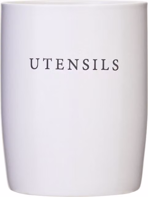 Orsina Beige Ceramic Utensil Holder and Cutlery Organiser – 1