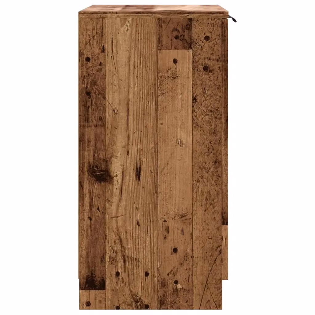Berkfield Home Rustic Shoe Cabinet in Brown, W/D/H: 59 x 35 x 70 cm – 4