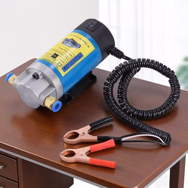 Ventryn 12V Electric Fluid Pump for Car Engine Oil Extraction in Blue – 1