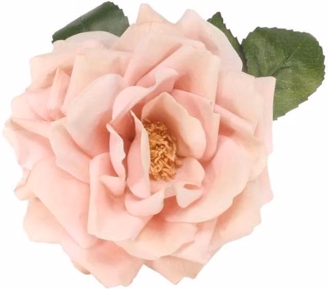 KDMD Light Pink Rose Plush Pendant with Clip, Diameter: 18 cm