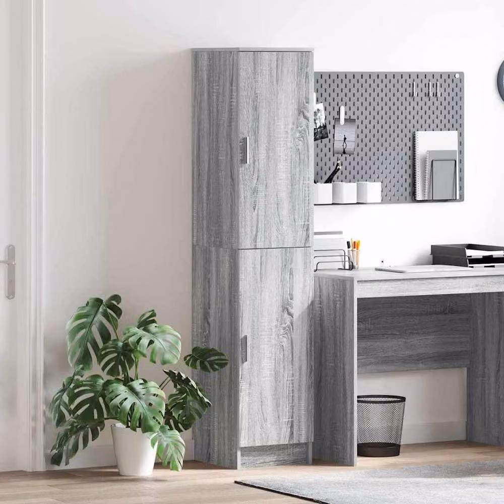 Berkfield Home Modern Buffet Cabinet in Grey Sonoma MDF – 2