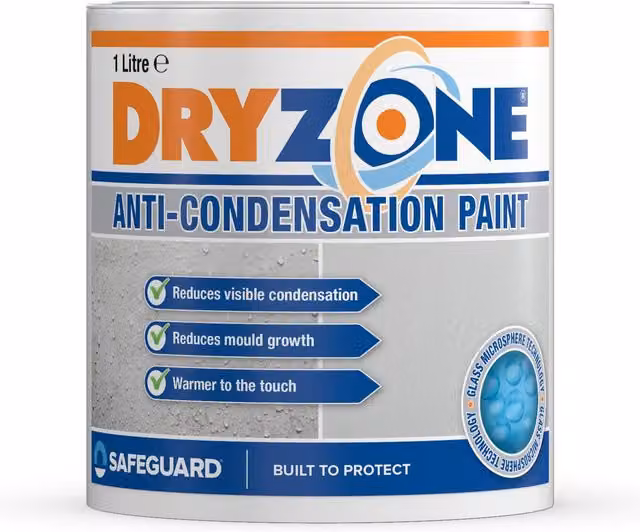 Dryzone Mould Resistant Anti-Condensation Paint, White, 1 l