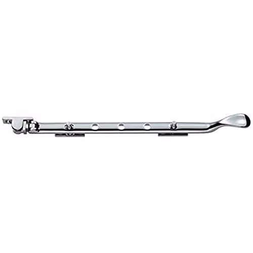 Loops Victorian Casement Window Stay in Polished Chrome, 270mm Length